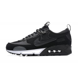 Hombre Nike Air Max 90 Futura Negro Blanco DM9922-003 Zapatillas De Deporte