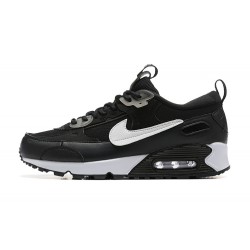 Hombre Nike Air Max 90 Futura Negro Blanco Zapatillas De Deporte