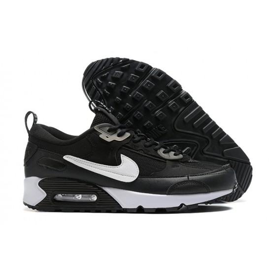 Hombre Nike Air Max 90 Futura Negro Blanco Zapatillas De Deporte