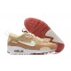 Hombre Nike Air Max 90 Futura Marrón Blanco Zapatillas De Deporte