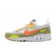 Hombre Nike Air Max 90 Futura Verde Naranja Zapatillas De Deporte