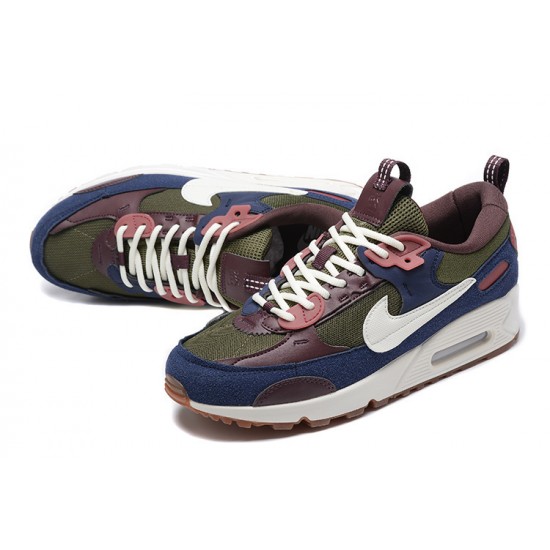 Hombre Nike Air Max 90 Futura Medium Olive DM9922-200 Zapatillas De Deporte