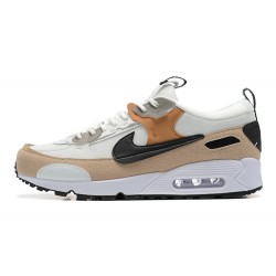 Hombre Nike Air Max 90 Futura Blanco Marrón DM9922-002 Zapatillas De Deporte