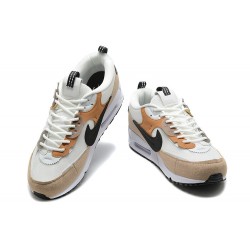 Hombre Nike Air Max 90 Futura Blanco Marrón DM9922-002 Zapatillas De Deporte