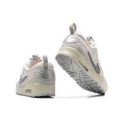 Hombre Nike Air Max 90 Futura Blanco Gris Zapatillas De Deporte