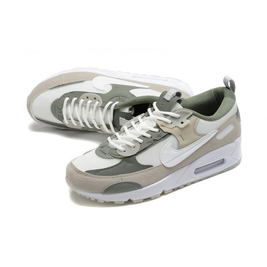 Hombre Nike Air Max 90 Futura Wolf Gris DZ4708-001 Zapatillas De Deporte