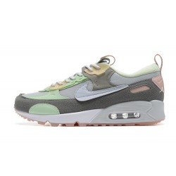 Mujer/Hombre Nike Air Max 90 Futura Gris Verde DM9922-001 Zapatillas De Deporte