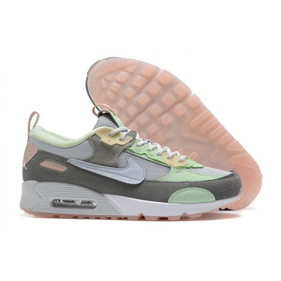 Mujer/Hombre Nike Air Max 90 Futura Gris Verde DM9922-001 Zapatillas De Deporte