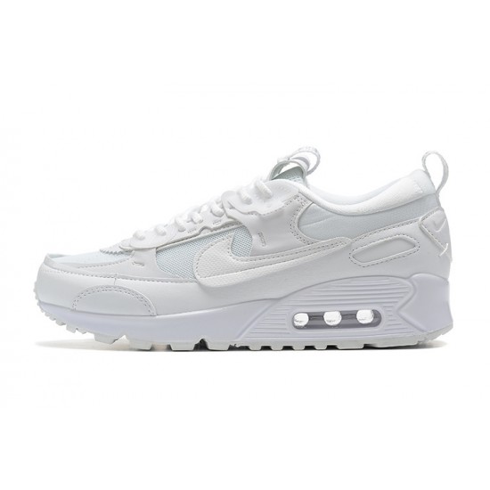 Mujer/Hombre Nike Air Max 90 Futura Triple Blanco DM9922-101 Zapatillas De Deporte