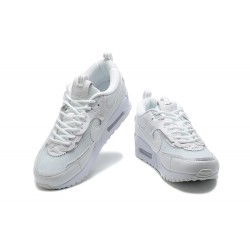 Mujer/Hombre Nike Air Max 90 Futura Triple Blanco DM9922-101 Zapatillas De Deporte