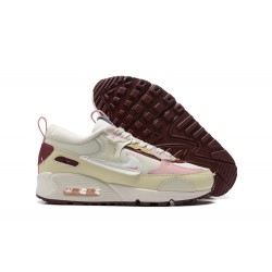 Mujer Nike Air Max 90 Futura Beige Rosa Zapatillas De Deporte