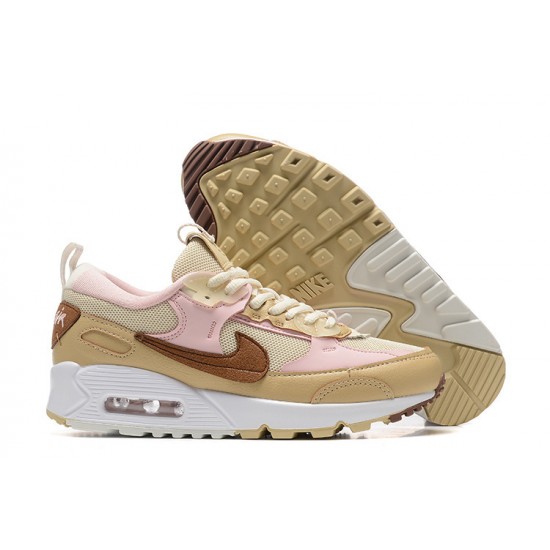 Mujer Nike Air Max 90 Futura Neapolitan Rosa DZ4704-100 Zapatillas De Deporte