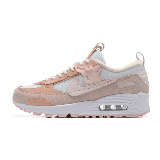 Mujer Nike Air Max 90 Futura Rosa Blanco DM9922-104 Zapatillas De Deporte