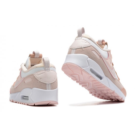 Mujer Nike Air Max 90 Futura Rosa Blanco DM9922-104 Zapatillas De Deporte