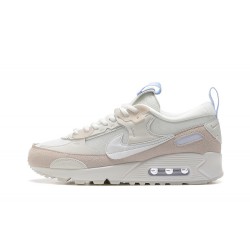 Mujer Nike Air Max 90 Futura Blanco Beige Zapatillas De Deporte