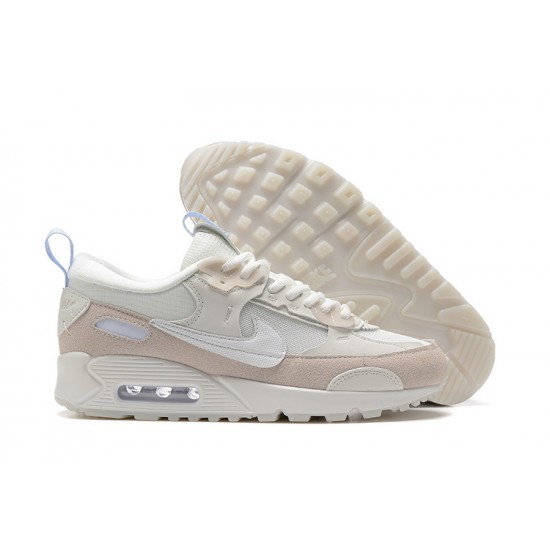 Mujer Nike Air Max 90 Futura Blanco Beige Zapatillas De Deporte