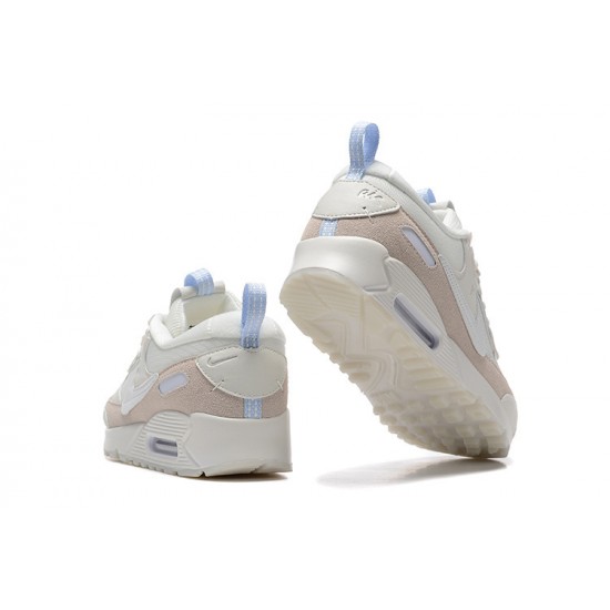 Mujer Nike Air Max 90 Futura Blanco Beige Zapatillas De Deporte