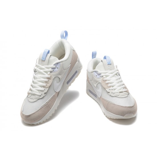 Mujer Nike Air Max 90 Futura Blanco Beige Zapatillas De Deporte