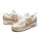 Mujer Nike Air Max 90 Futura Blanco Marrón DV7190-100 Zapatillas De Deporte