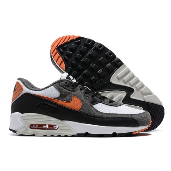 Hombre Nike Air Max 90 Negro Naranja DM0029-101 Zapatillas De Deporte