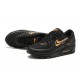 Hombre Nike Air Max 90 Negro Naranja DV7146-001 Zapatillas De Deporte