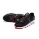 Hombre Nike Air Max 90 Negro Rosa CK7069-001 Zapatillas De Deporte