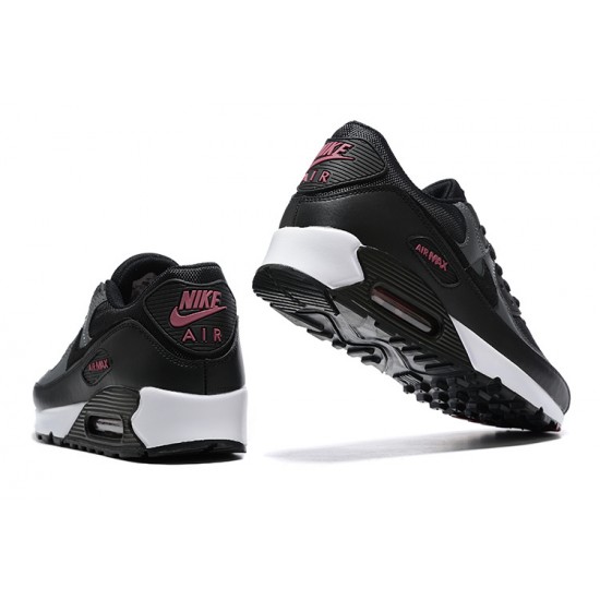 Hombre Nike Air Max 90 Negro Rosa DQ4071-001 Zapatillas De Deporte