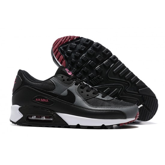 Hombre Nike Air Max 90 Negro Rosa DQ4071-001 Zapatillas De Deporte