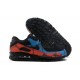 Hombre Nike Air Max 90 Negro Rojo DJ6888-001 Zapatillas De Deporte