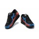 Hombre Nike Air Max 90 Negro Rojo DJ6888-001 Zapatillas De Deporte