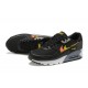 Hombre Nike Air Max 90 Negro Amarillo y Naranja Zapatillas De Deporte