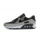 Hombre Nike Air Max 90 Negro y Gris Zapatillas De Deporte