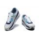 Hombre Nike Air Max 90 Azul Blanco FD0664-400 Zapatillas De Deporte