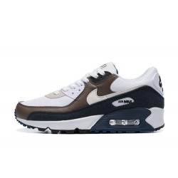 Hombre Nike Air Max 90 Marrón Gris y Negro Zapatillas De Deporte