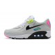 Hombre Nike Air Max 90 Gris Rosa DE4398-001 Zapatillas De Deporte