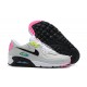 Hombre Nike Air Max 90 Gris Rosa DE4398-001 Zapatillas De Deporte