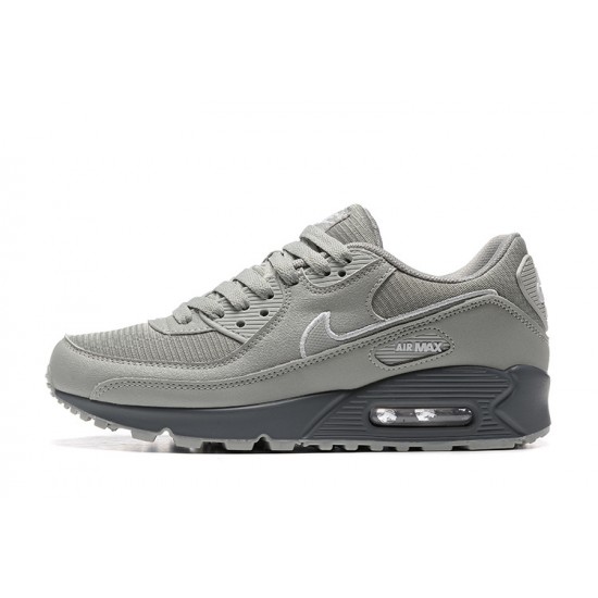 Hombre Nike Air Max 90 Gris Zapatillas De Deporte