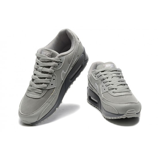 Hombre Nike Air Max 90 Gris Zapatillas De Deporte