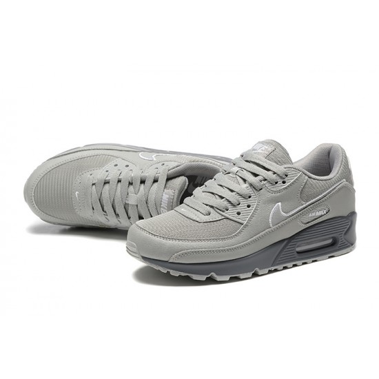 Hombre Nike Air Max 90 Gris Zapatillas De Deporte