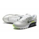 Hombre Nike Air Max 90 Gris Blanco y Negro Zapatillas De Deporte