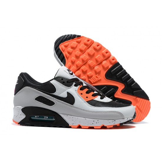 Hombre Nike Air Max 90 Naranja Negro DC9845-100 Zapatillas De Deporte