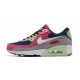 Hombre Nike Air Max 90 Rosa Verde DM0035-500 Zapatillas De Deporte