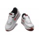 Hombre Nike Air Max 90 Plata Rojo Zapatillas De Deporte