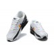 Hombre Nike Air Max 90 Blanco Negro FD0654-400 Zapatillas De Deporte