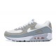 Hombre Nike Air Max 90 Blanco Gris y Verde Zapatillas De Deporte