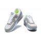 Hombre Nike Air Max 90 Blanco Gris y Verde Zapatillas De Deporte