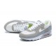 Hombre Nike Air Max 90 Blanco Gris y Verde Zapatillas De Deporte