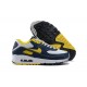 Hombre Nike Air Max 90 Amarillo Azul DC9845-101 Zapatillas De Deporte