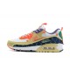 Hombre Nike Air Max 90 Amarillo Naranja CZ9078-784 Zapatillas De Deporte