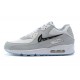 Mujer/Hombre Nike Air Max 90 Gris Blanco CN8607-002 Zapatillas De Deporte